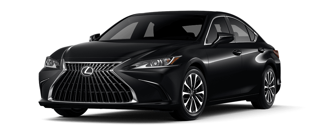 Exterior of the Lexus ES 250 AWD shown in Obsidian. | Moses Lexus in Saint Albans WV