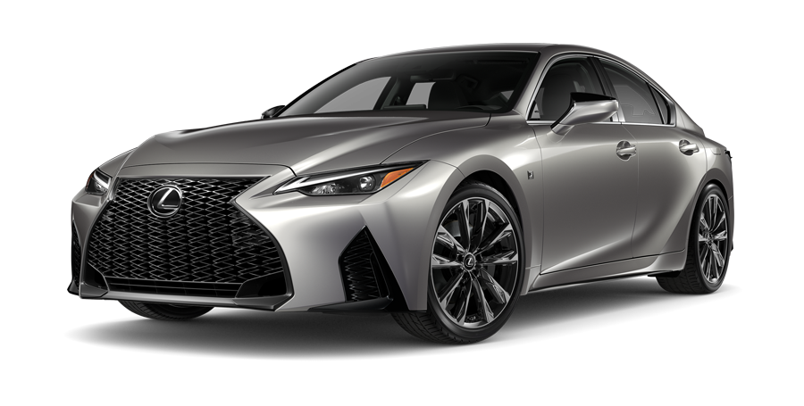 Exterior of the Lexus IS F SPORT shown in Atomic Silver | Moses Lexus in Saint Albans WV