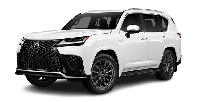 Exterior of the Lexus LX 600 F SPORT Handling shown in Ultra White | Moses Lexus in Saint Albans WV