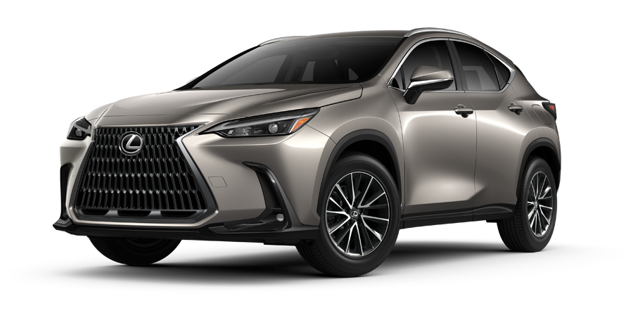 Exterior of the Lexus NX shown in Atomic Silver. | Moses Lexus in Saint Albans WV