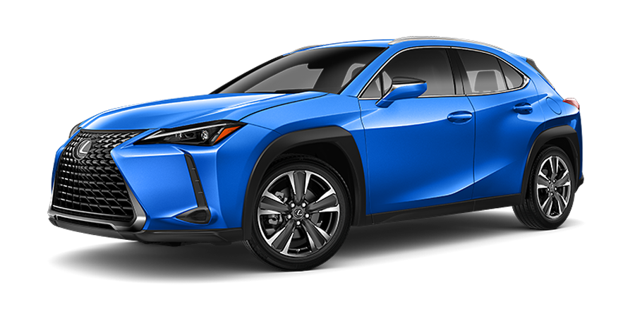 Exterior of the Lexus UX Hybrid shown in Grecian Water. | Moses Lexus in Saint Albans WV